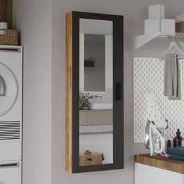 Hanah Home Estantería de Baño Pino Atlantik y Antracita